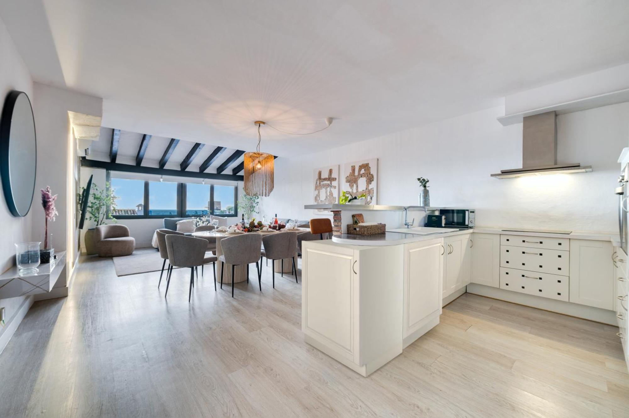 Apartmán Vacation Marbella I Stylish 5Bdr Penthouse, Sea And Marina View Exteriér fotografie